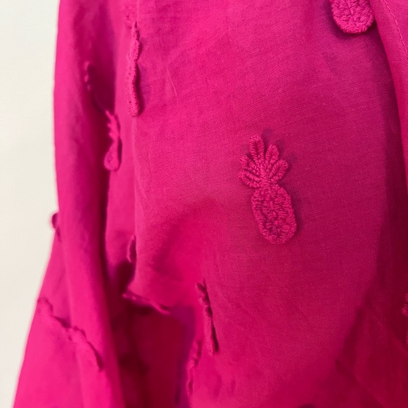 🍍HP🍍 Farm Rio Summer Ready Two Tone Wrap Top M - Picture 11 of 13